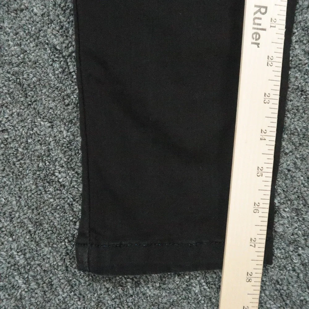 Mugsy Jeans Mens 33x28 Black Squid Inks 5 Pocket Stretch Preppy